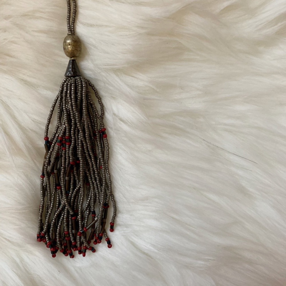 Anthropologie tassel necklace